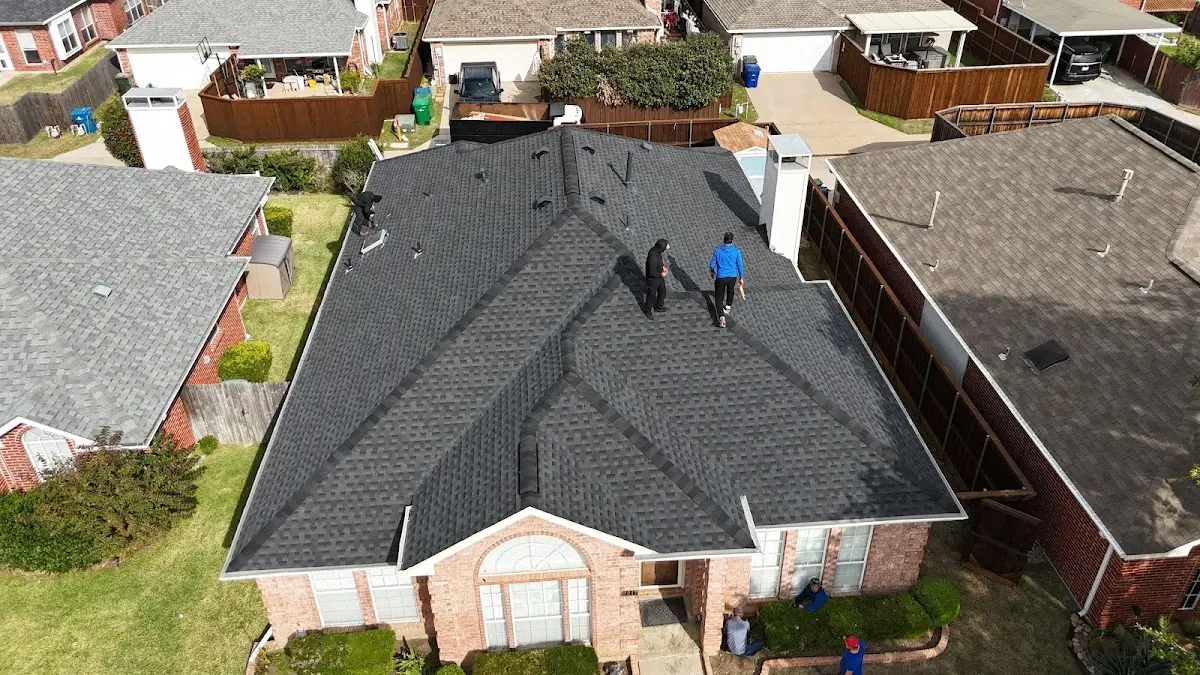Slate & Tile Roof Repair work in progress on a San Pablo property